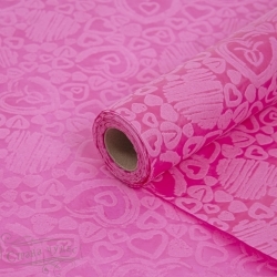 00000181227 Фетр выбитый Small heart Dark pink (011) 50cm*5Y т.м 30 - alisa-opt.ru - Екатеринбург