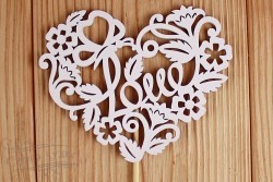 Артикул: Тп334-04-0303Н. Топпер деревянный "Love" в сердце из цветов, Белый - alisa-opt.ru - Екатеринбург